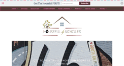 Desktop Screenshot of housefulofnicholes.com