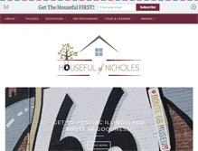 Tablet Screenshot of housefulofnicholes.com